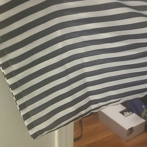 Flare striped pants with tie - Picture 2 of 2